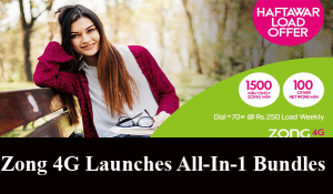 Zong 4G Launches All-In-1 Bundles