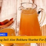 Refreshing Imli Aloo Bukhara Sharbat For Iftar