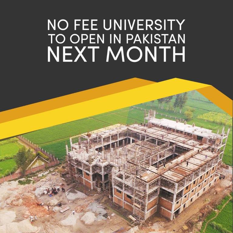 Akhuwat University: World’s First Fee-Free University Sets to Start in Pakistan Next Month