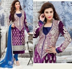 Pakistani Velvet Dresses Designs and Latest Trends