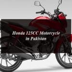 A New Honda 125CC Motorcycle on its Way to Pakistan