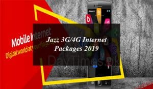 Jazz 3G/4G Internet Packages 2019: Daily, Weekly and Monthly For Prepaid and Post Paid Customers