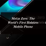 Meizu Zero: The World's First Holeless Mobile Phone