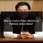 How to Contact Prime Minister of Pakistan Imran Khan