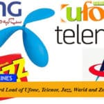 Super Card Load of Ufone, Telenor, Jazz, Warid and Zong