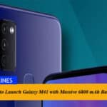 Samsung to Launch Galaxy M41 with Massive 6800 mAh Battery