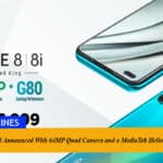 Infinix Note 8 Announced With 64MP Quad Camera and a MediaTek HelioG80