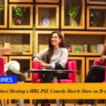 Anoushay Abbasi Hosting a HBL PSL Comedy Sketch Show on B-sports