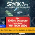 The Gaming King TECNO Spark 7 Pro Now Available in the Offline Market