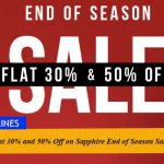 Enjoy Flat 30% and 50% Off on Sapphire End of Season Sale 