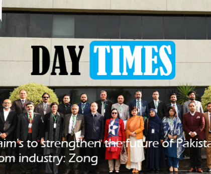 Our aim's to strengthen the future of Pakistan’s telecom industry Zong