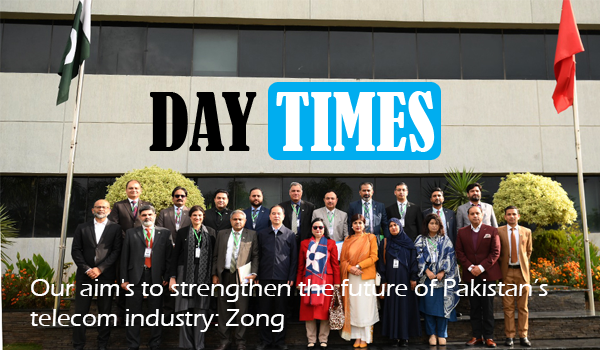 Our aim's to strengthen the future of Pakistan’s telecom industry Zong