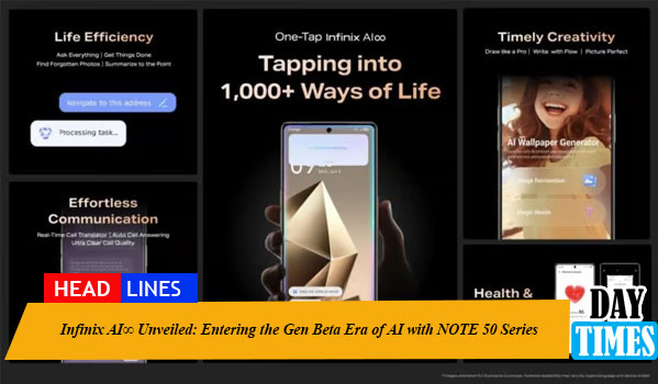 Infinix AI∞ Unveiled: Entering the Gen Beta Era of AI with NOTE 50 Series