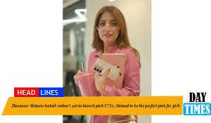 Dananeer Mobeen leaked realme's yet-to-launch pink C75x, claimed to be the perfect pink for girls
