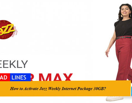 How to Activate Jazz Weekly Internet Package 30GB?