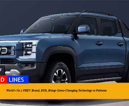 World’s No.1 PHEV Brand, BYD, Brings Game-Changing Technology to Pakistan