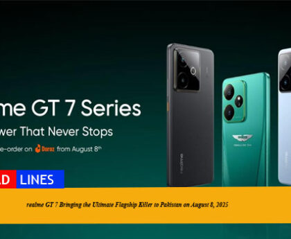 realme GT 7 Bringing the Ultimate Flagship Killer to Pakistan on August 8, 2025