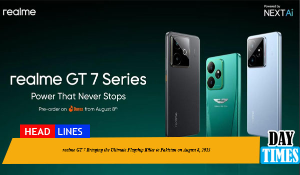 realme GT 7 Bringing the Ultimate Flagship Killer to Pakistan on August 8, 2025