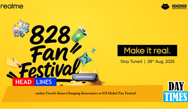 realme Unveils Game-Changing Innovations at 828 Global Fan Festival: 15000mAh Battery & Chill Fan Phone Redefine Mobile Experience for 300M+ Global Users, Including Millions in Pakistan